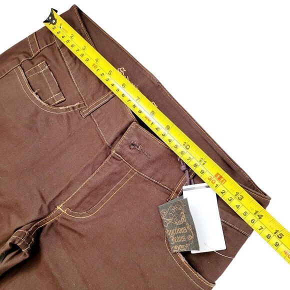2/$20 Brand New Seductions Jeans Brown Pants Size: 3 - Picture 9 of 10
